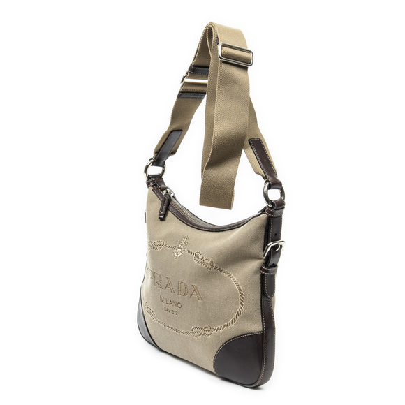 Prada Logo Jacquard Crossbody - Picture 2 of 10